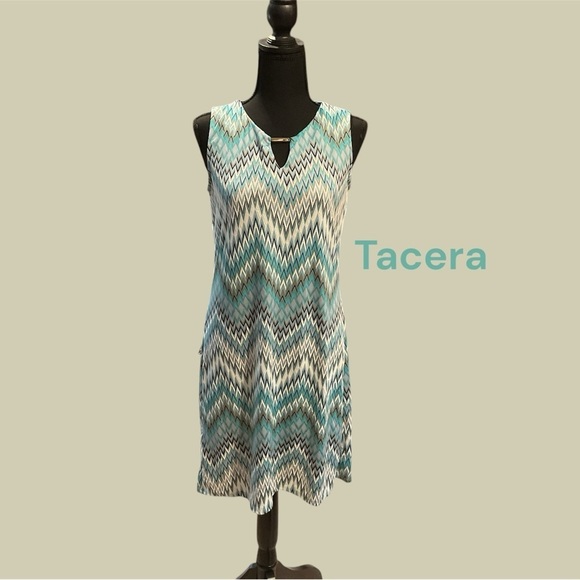 CAREER WEAR WOMENS SIZE SMALL AZTEC STYLE PRINT BY TACERA VERY GENTLY WORN - Picture 1 of 3